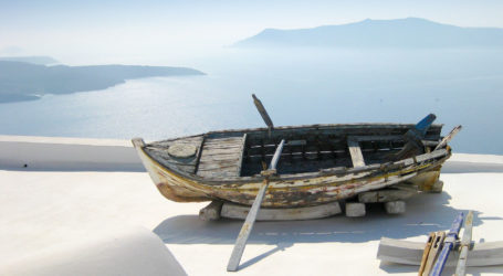 Santorini, iconic of Greek islands